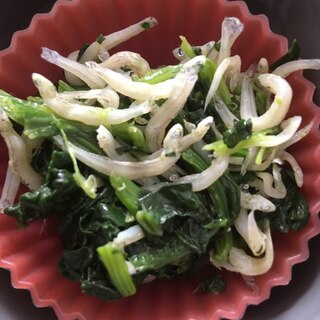 お弁当に★しらすとほうれん草の和え物♡